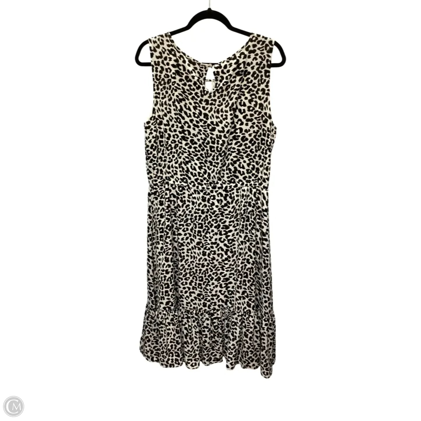 Dress Casual Midi By Talbots In Animal Print, Size: 14