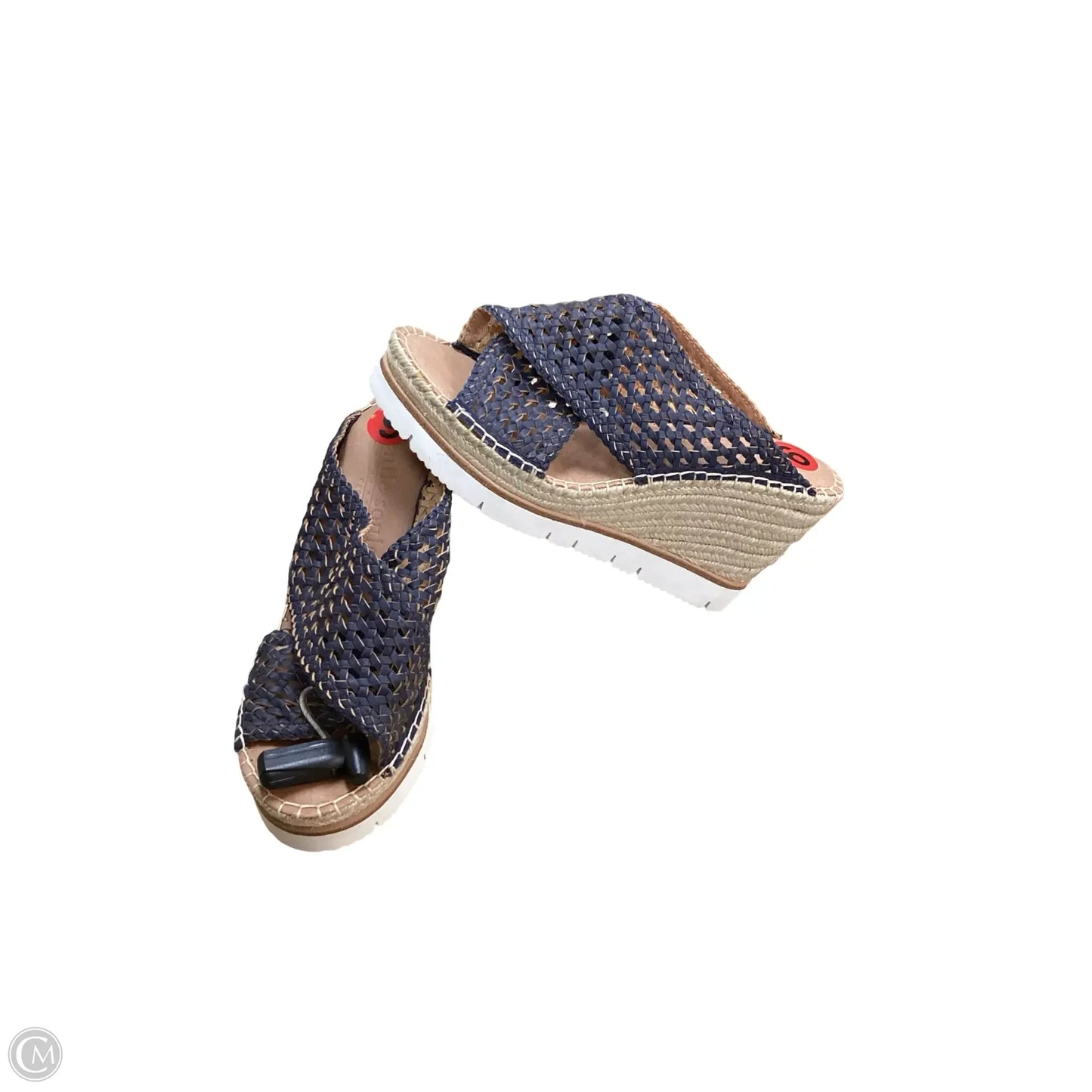 Sandals Heels Wedge By Kenneth Cole In Blue, Size: 6