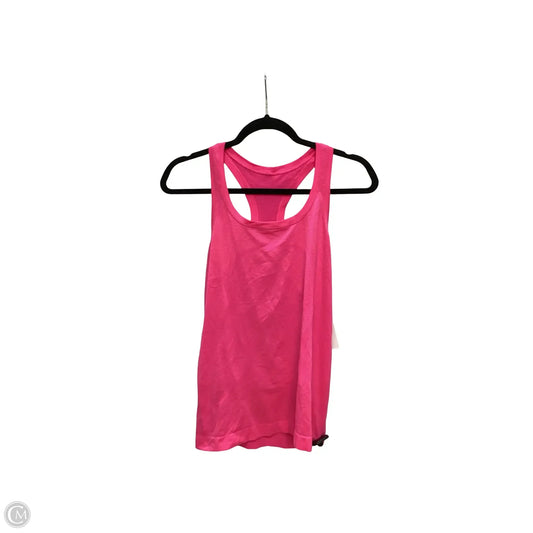 Athletic Tank Top By Lululemon In Pink, Size: 6