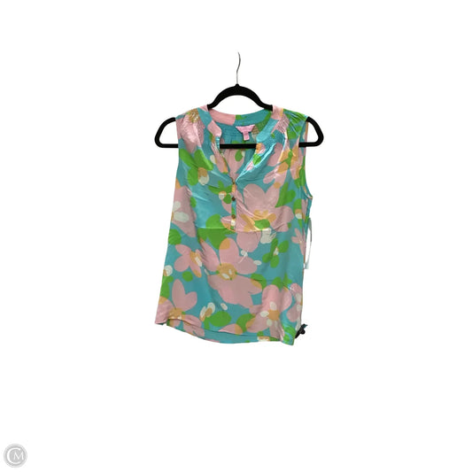 Top Sleeveless Designer By Lilly Pulitzer In Multi-colored, Size: S