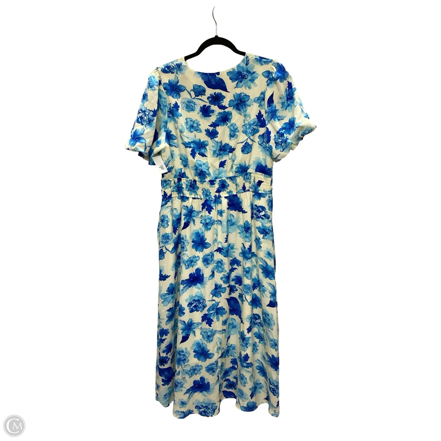 Dress Casual Maxi By Prettygarden In Blue & White, Size: M