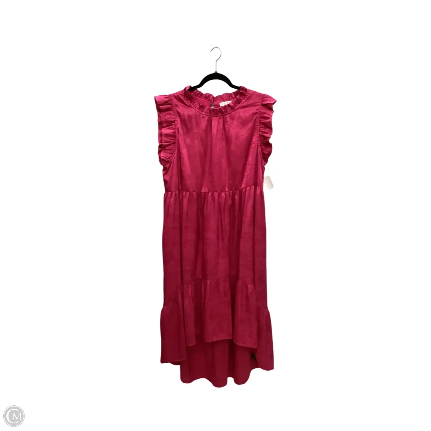 Dress Casual Midi By Karlie In Pink, Size: L