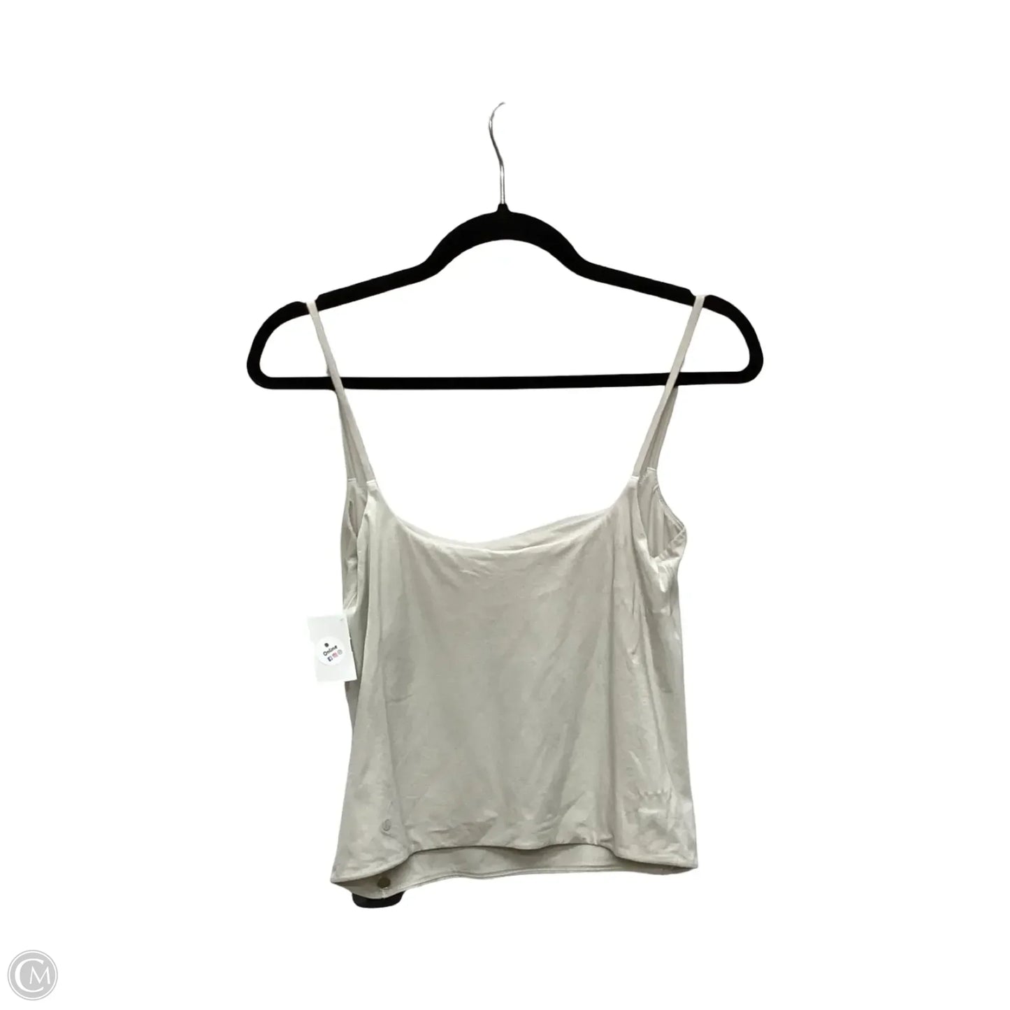 Athletic Tank Top By Lululemon In White, Size: 6