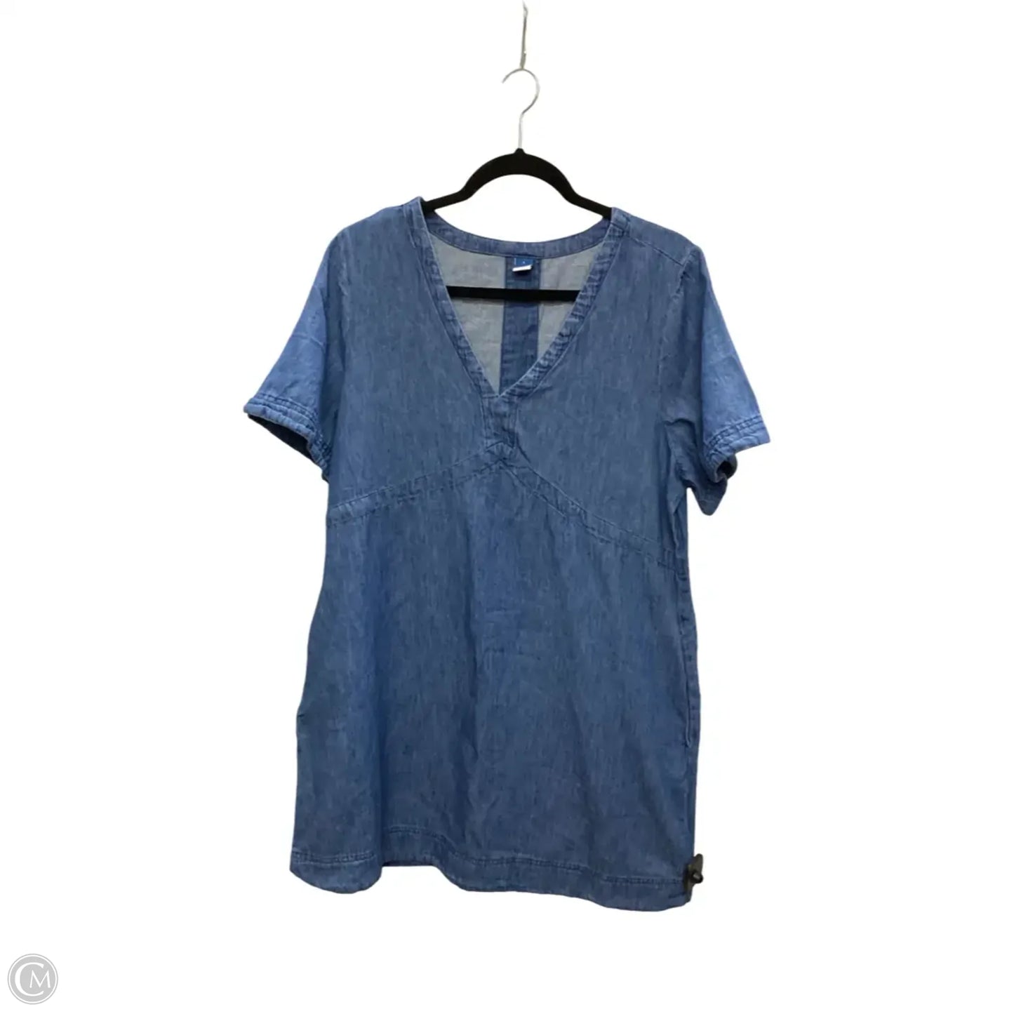 Dress Casual Short By Old Navy In Blue Denim, Size: L