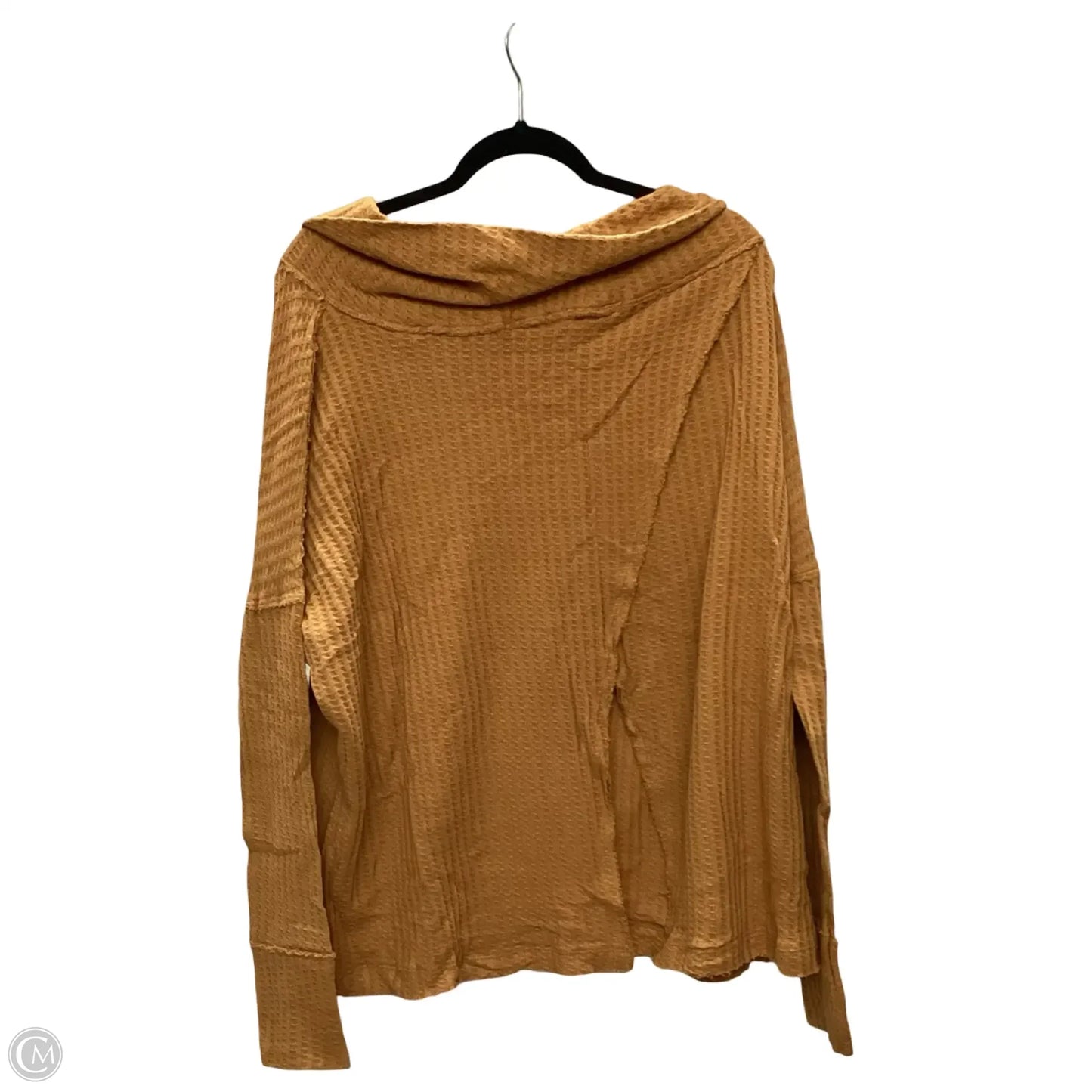 Blouse Long Sleeve By Free People In Orange, Size: S
