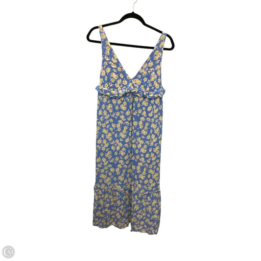 Dress Casual Midi By Who What Wear In Floral Print, Size: M