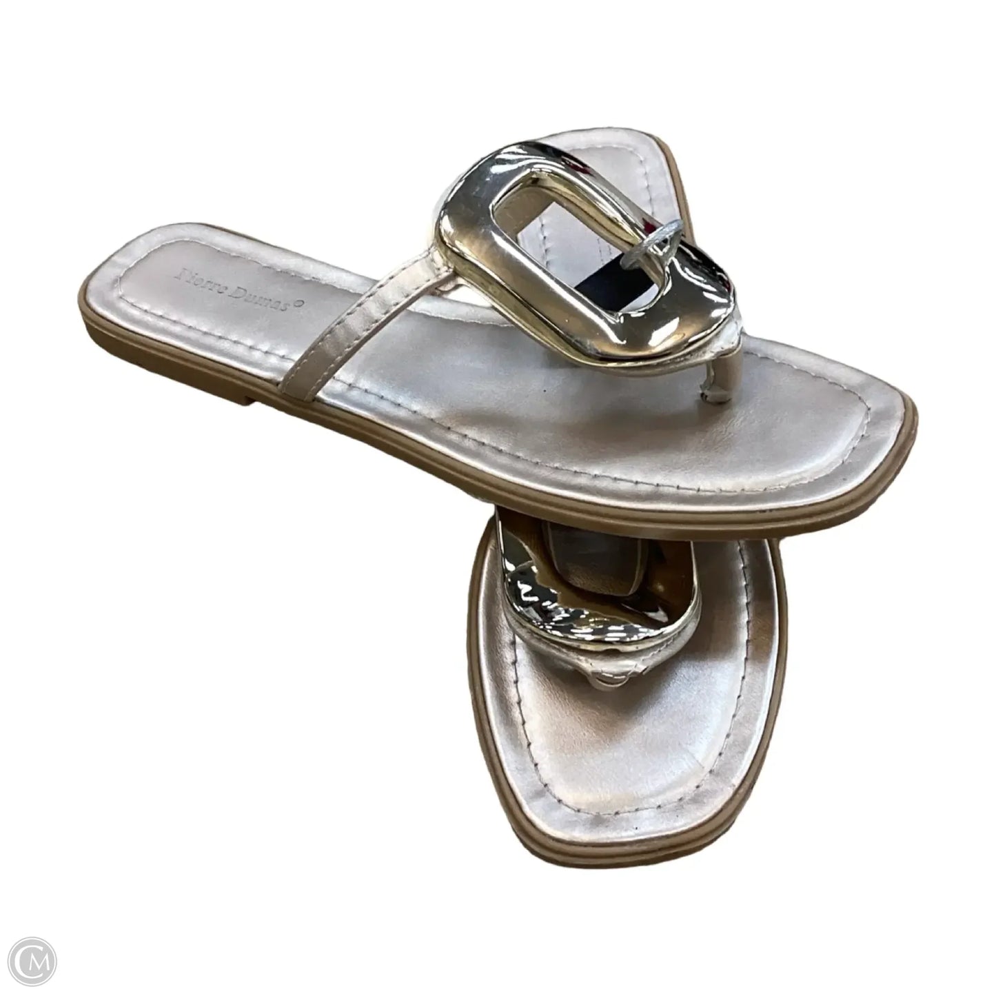 Sandals Flats By Pierre Dumas In Gold, Size: 7.5
