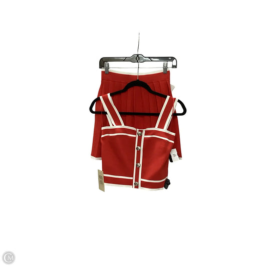 Skort 2pc Set By Cache In Red & White, Size: Xs