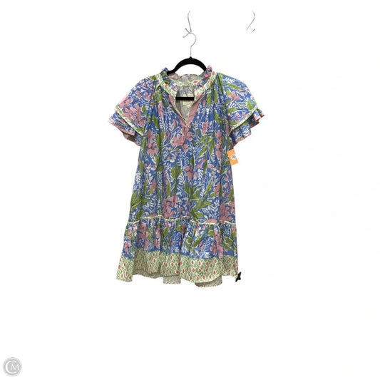 Dress Casual Short By Umgee In Blue, Size: S