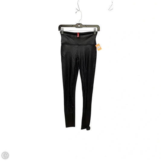 Athletic Leggings By Spanx In Black, Size: S