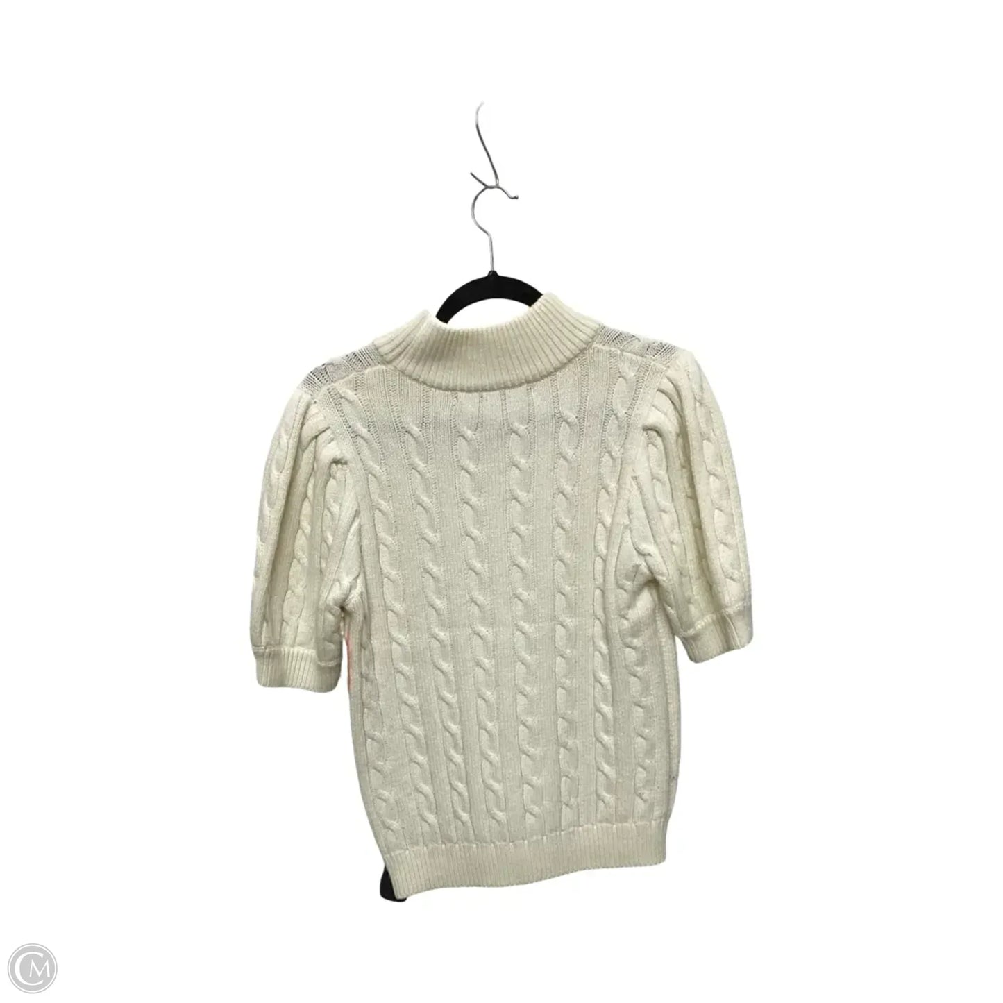 Vest Sweater By English Factory In Cream, Size: S
