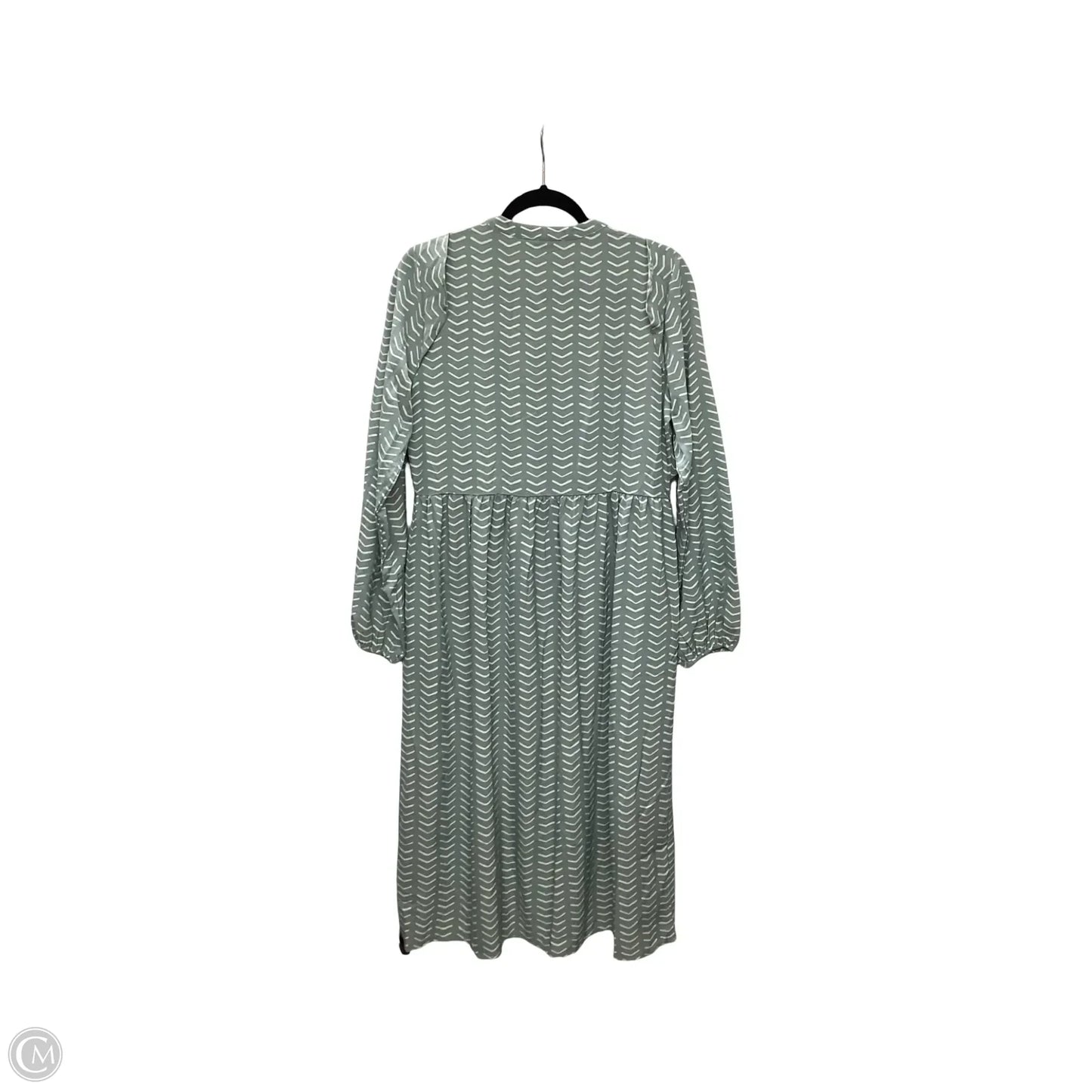 Dress Casual Midi By Michelle Mcdowell In Green, Size: M