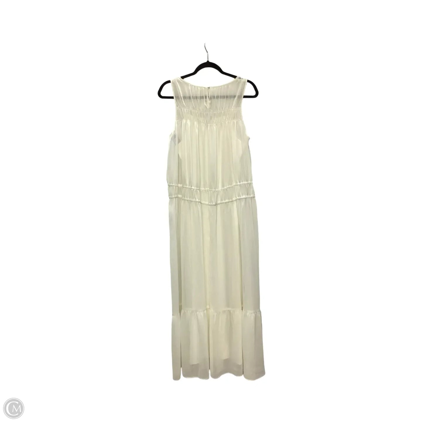 Dress Casual Maxi By A New Day In Cream, Size: M