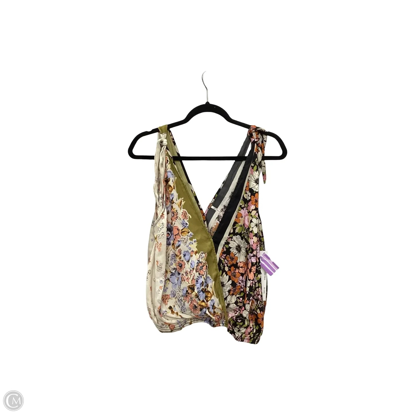 Blouse Sleeveless By Free People In Floral Print, Size: M