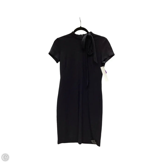 Designer Dress Casual Short By Brooks Brothers In Black, Size: 4