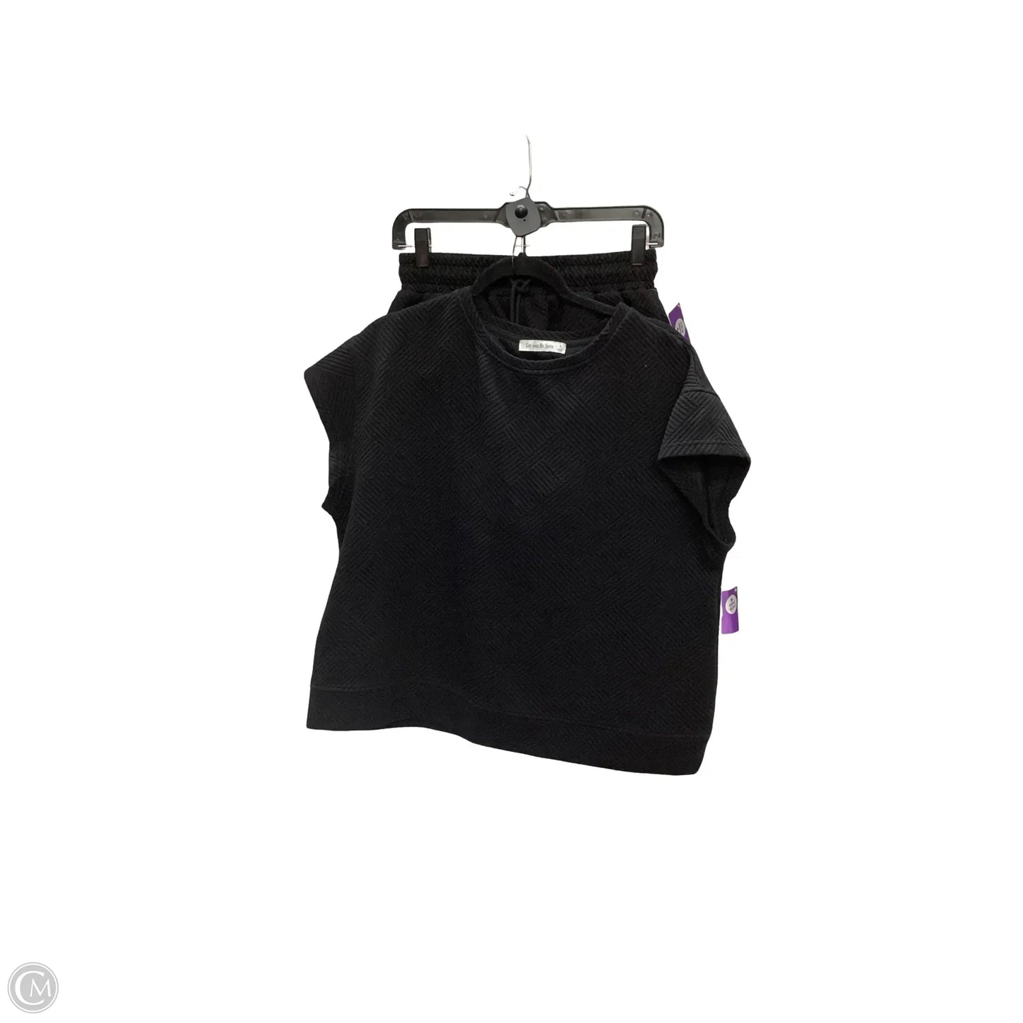 Shorts Set By See And Be Seen In Black, Size: S