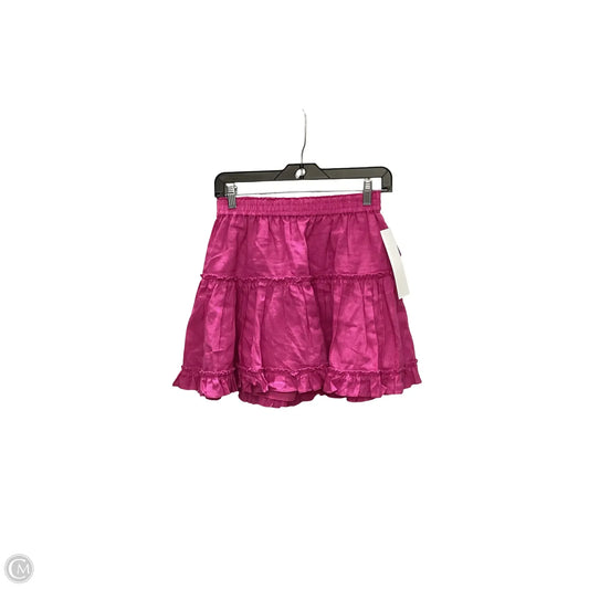 Skirt Mini & Short By Hill House In Pink, Size: M