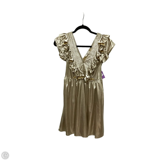 Dress Party Short By Entro In Gold, Size: L