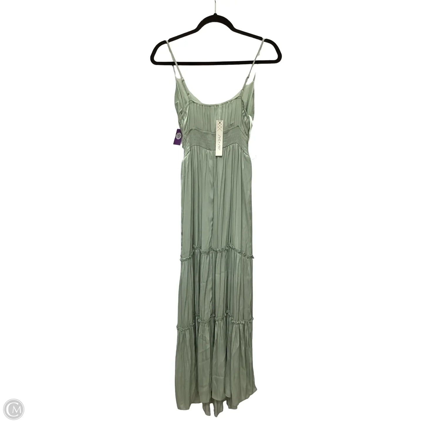 Dress Casual Maxi By She + Sky In Green, Size: M