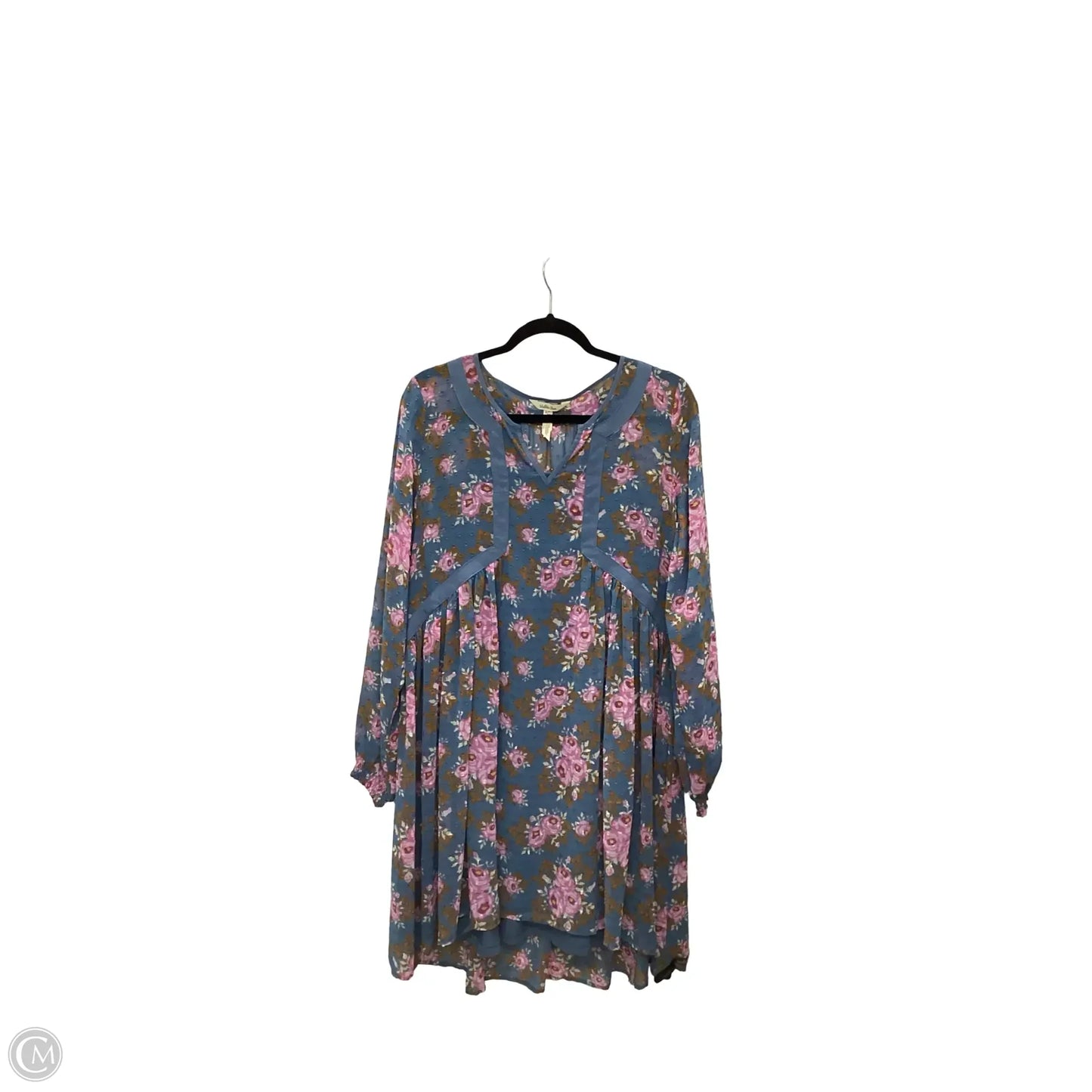Dress Casual Short By Matilda Jane In Floral Print, Size: L