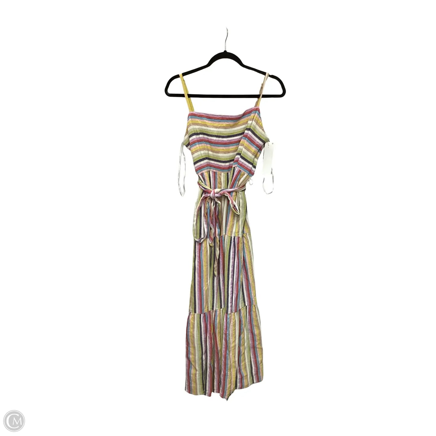 Designer Dress Casual Maxi By Julia Jordan In Striped Pattern, Size: 12