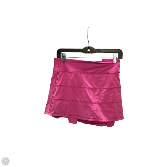 Athletic Skirt By Lululemon In Pink, Size: 12