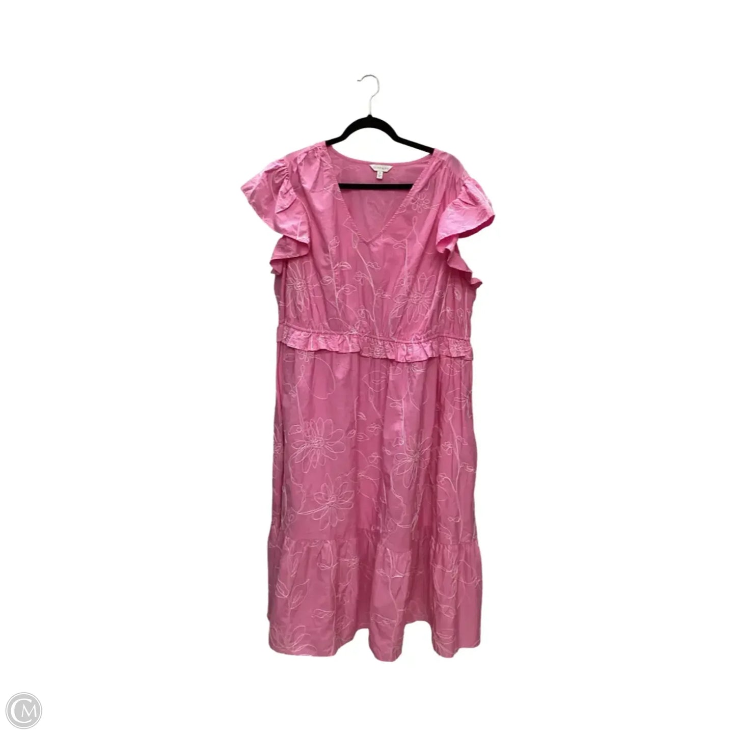 Dress Casual Maxi By Crown And Ivy In Pink, Size: 3x