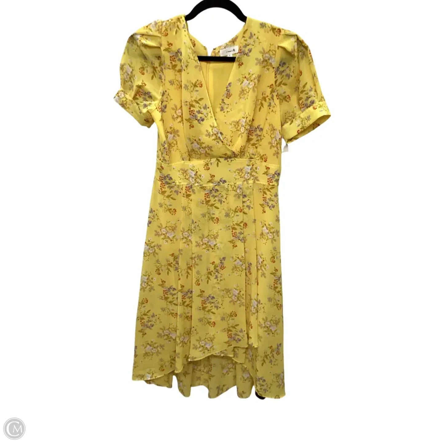 Dress Casual Short By A Loves A In Yellow, Size: S