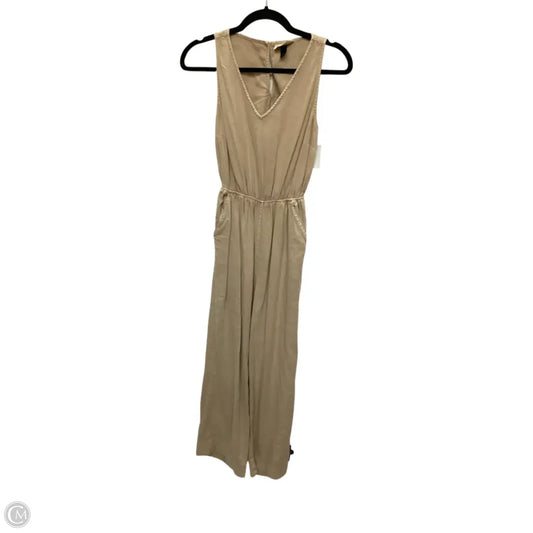Jumpsuit By Universal Thread In Beige, Size: Xs