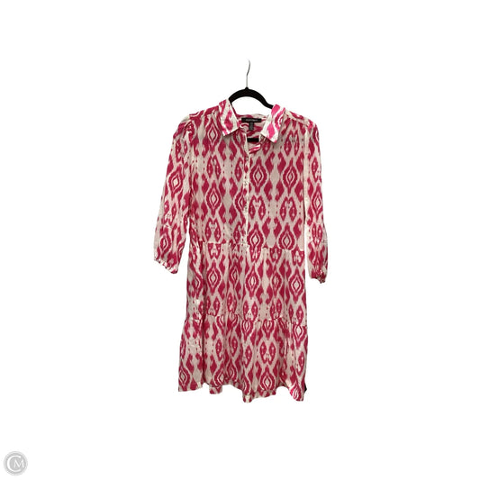 Dress Casual Short By Ellen Tracy In Pink, Size: L