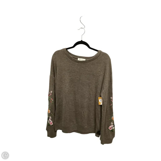 Sweater By THE COVE In Brown, Size: L