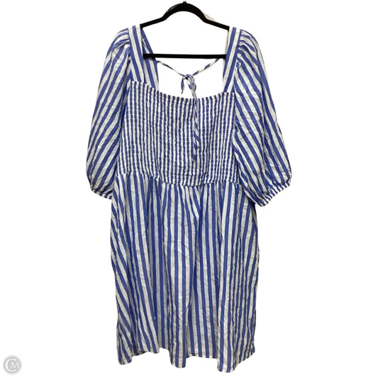 Dress Casual Short By Ava & Viv In Striped Pattern, Size: 3x
