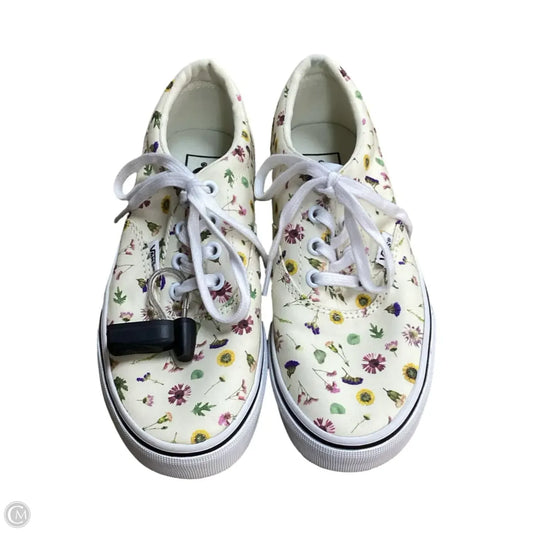 Shoes Sneakers By Vans In Floral Print, Size: 6