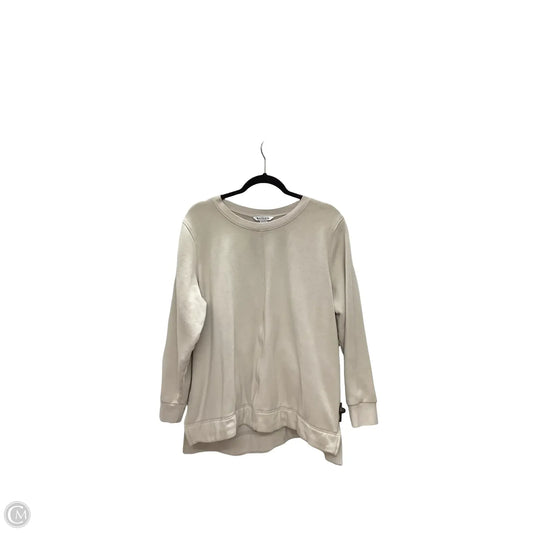Sweatshirt Crewneck By Athleta In Beige, Size: 1x