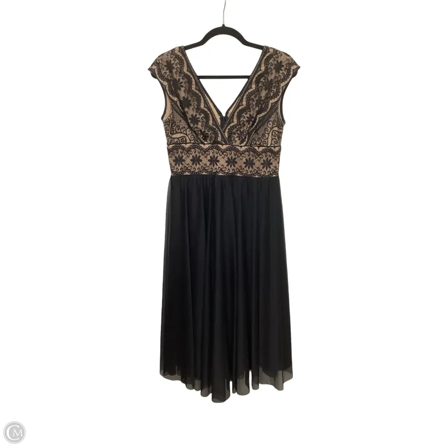 Dress Party Midi By Jessica Howard In Black, Size: 6