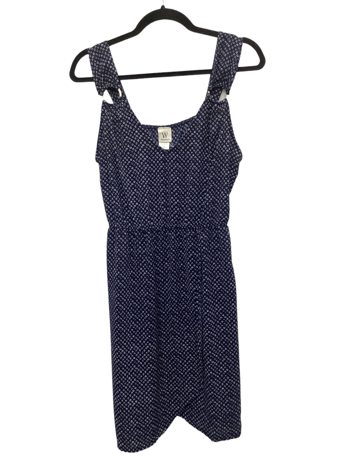 Blue Dress Casual Short Wrapper, Size S