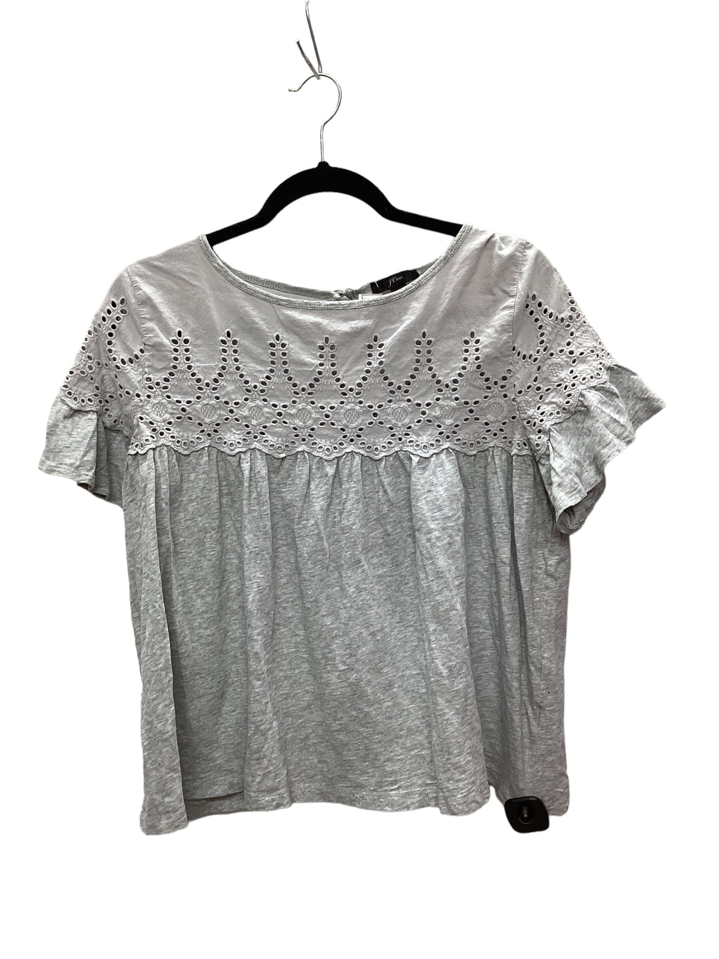 Grey Top Short Sleeve J. Crew, Size L