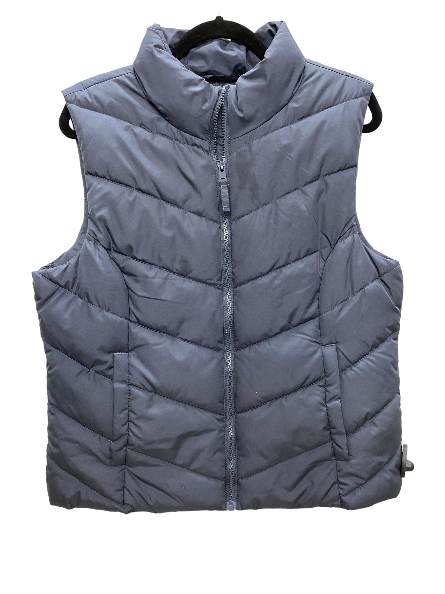 Vest Puffer & Quilted By Cole-haan In Blue, Size: L