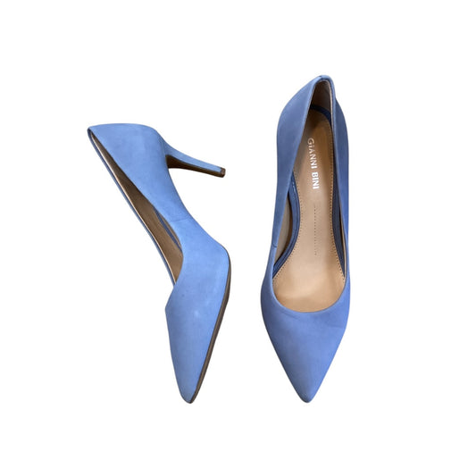 Shoes Heels Stiletto By Gianni Bini In Blue, Size: 9