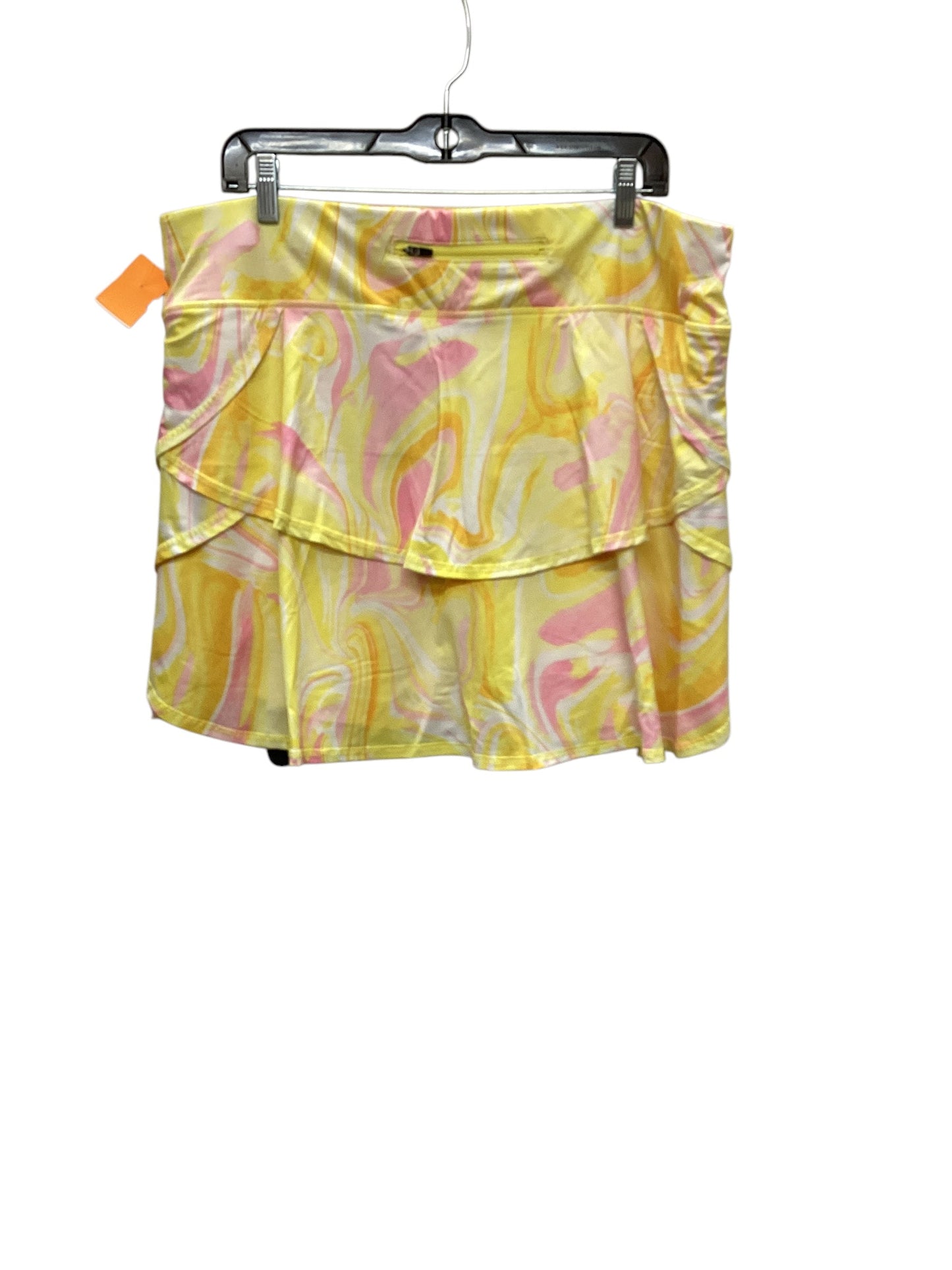 Athletic Skort By Ideology In Yellow, Size: 1x