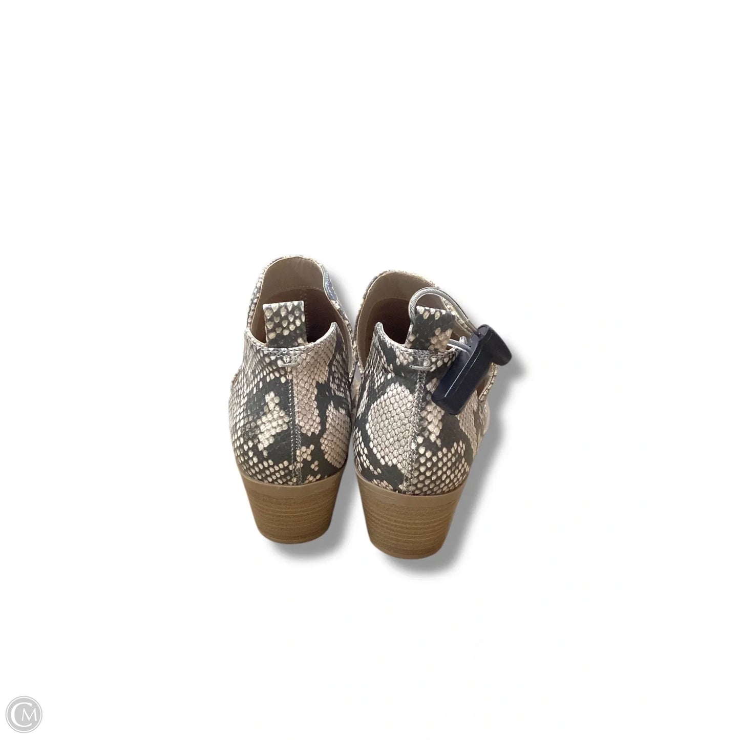 Boots Ankle Heels By Universal Thread In Snakeskin Print, Size: 7