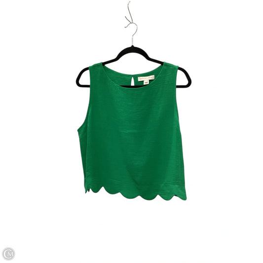 Top Sleeveless By Monteau In Blue, Size: Xl