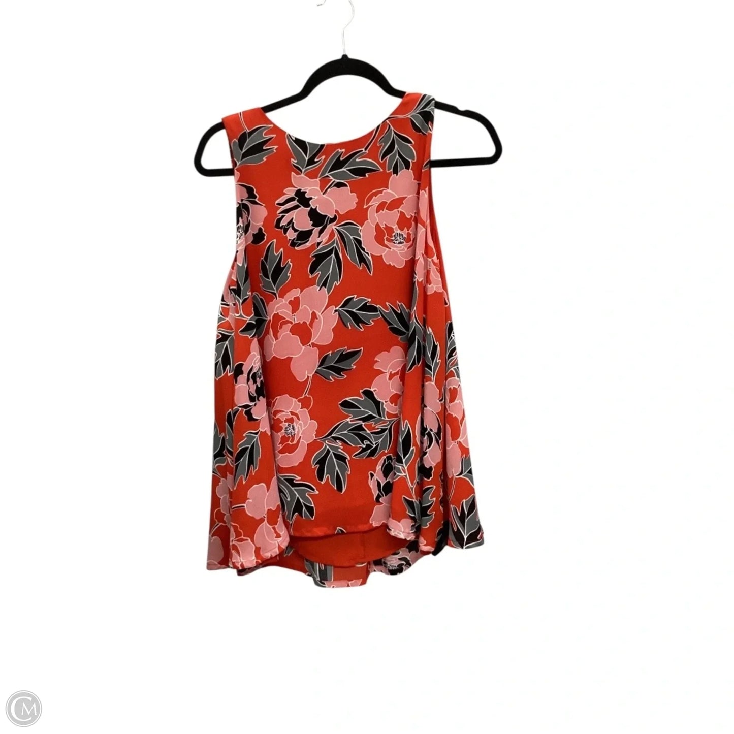 Top Sleeveless By Philosophy In Red, Size: M