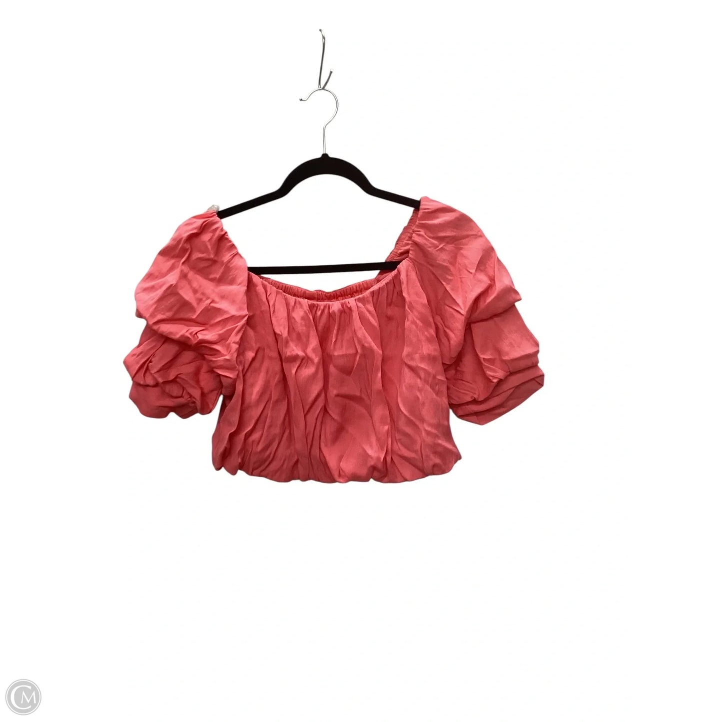 Top Short Sleeve By Clothes Mentor In Pink, Size: M