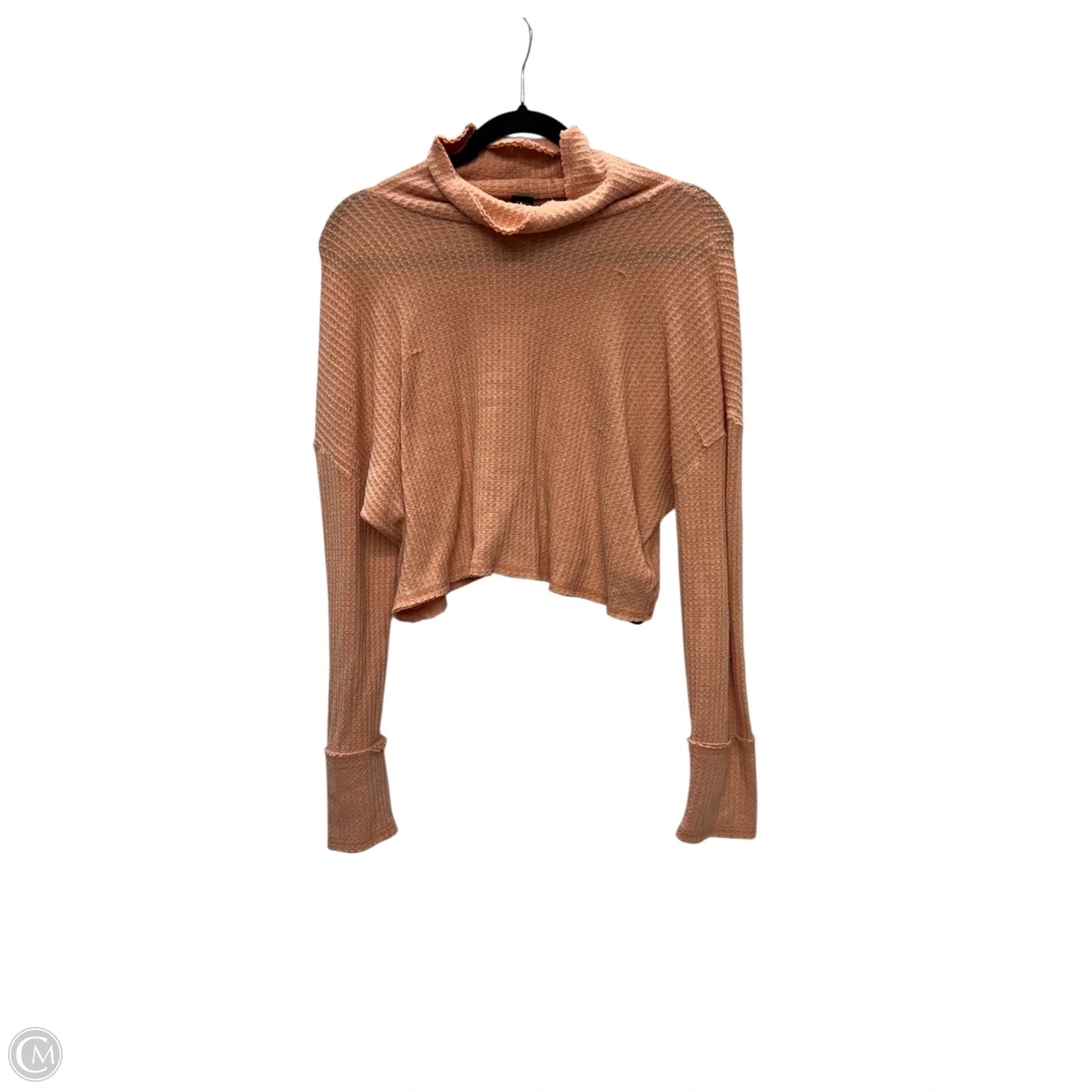 Top Long Sleeve Basic By Wild Fable In Pink, Size: M