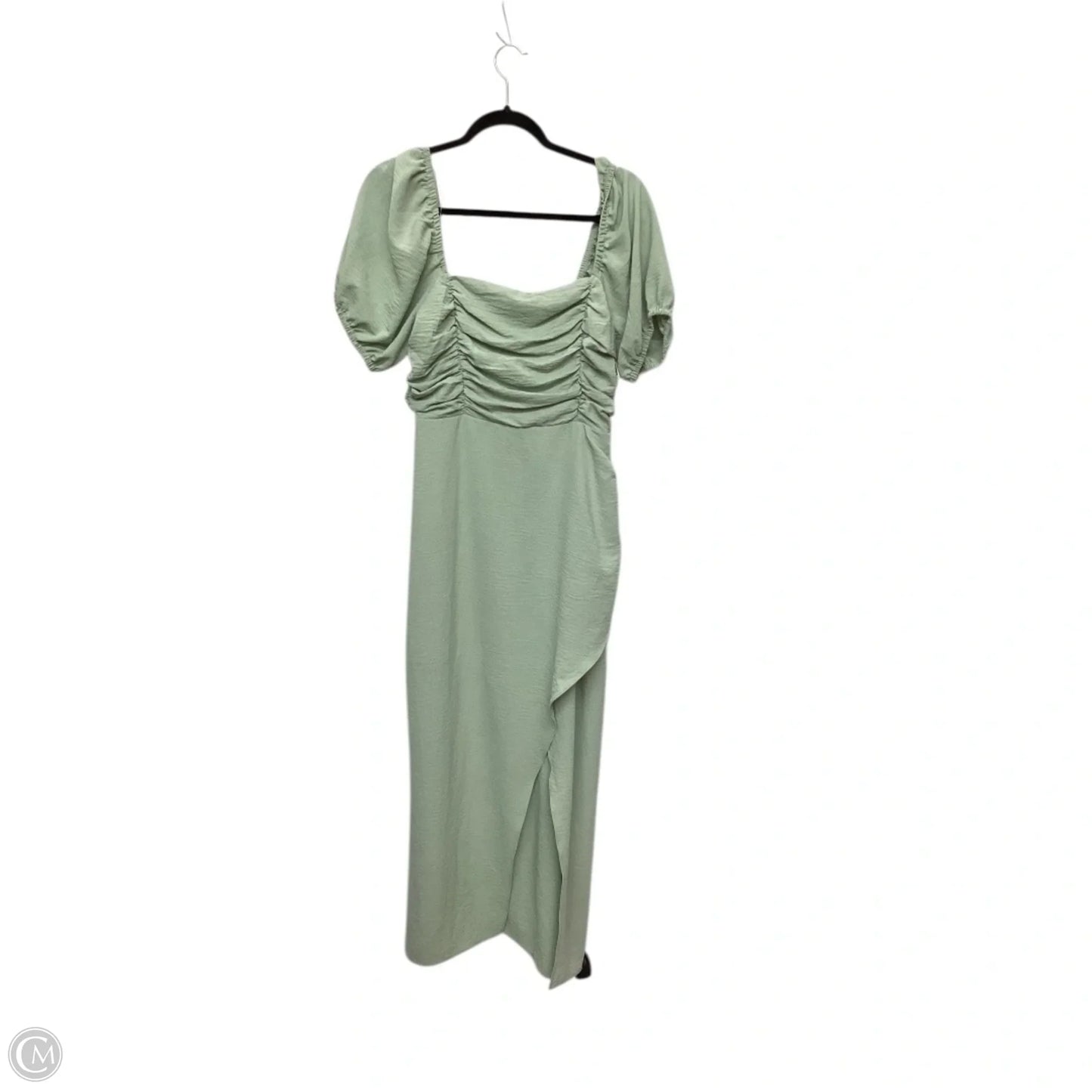 Dress Casual Maxi By By The River In Green, Size: L