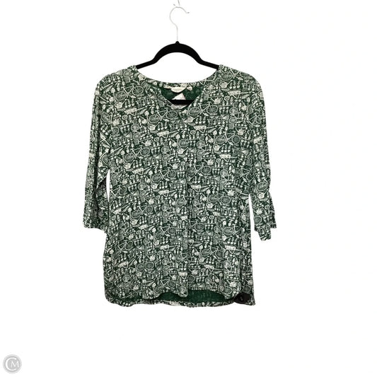 Top Long Sleeve By Clothes Mentor In Green, Size: S