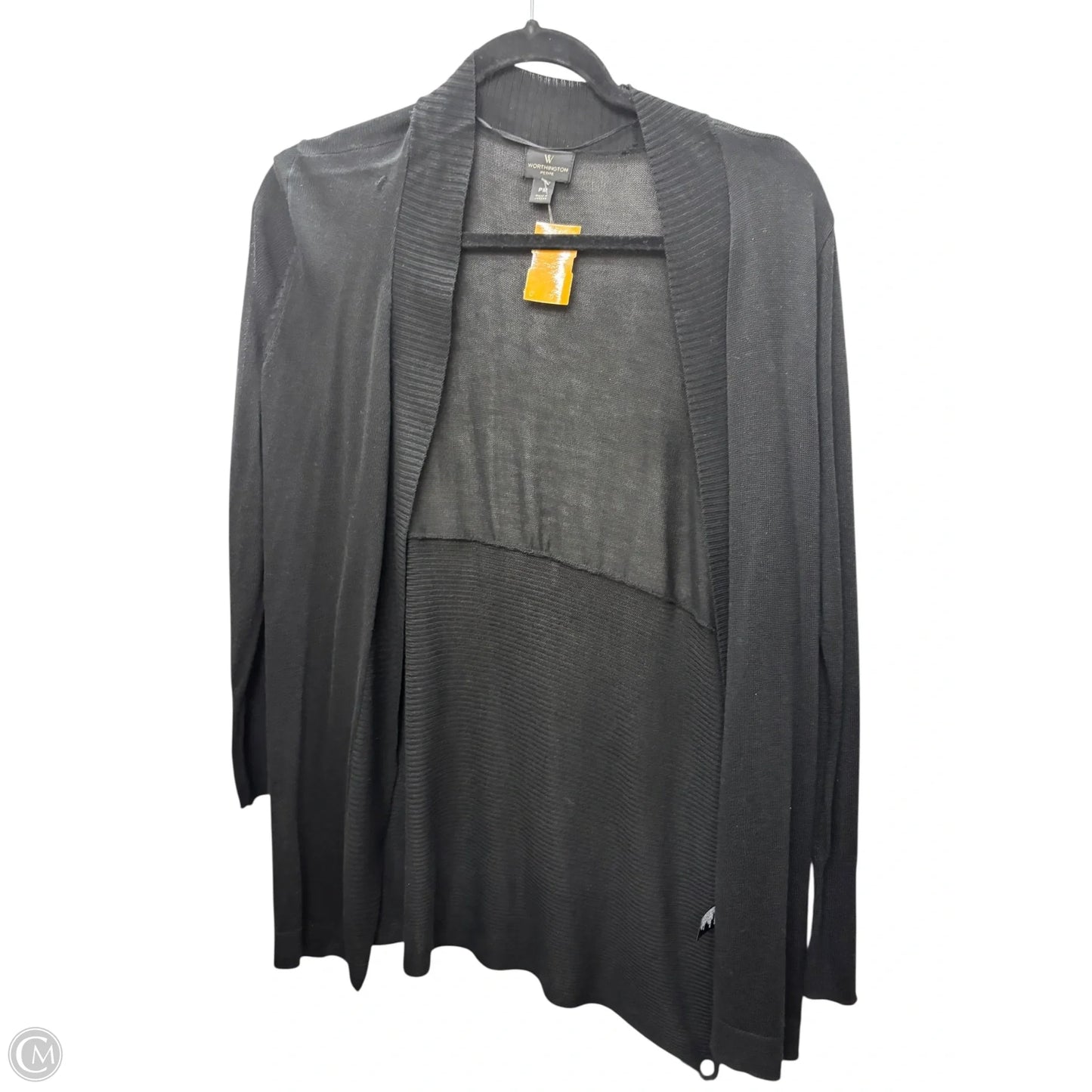 Cardigan By Worthington In Black, Size: Mp