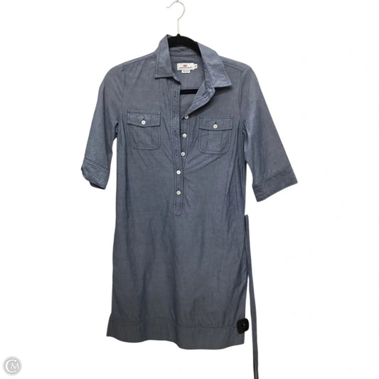 Dress Casual Short By Vineyard Vines In Blue, Size: Xs
