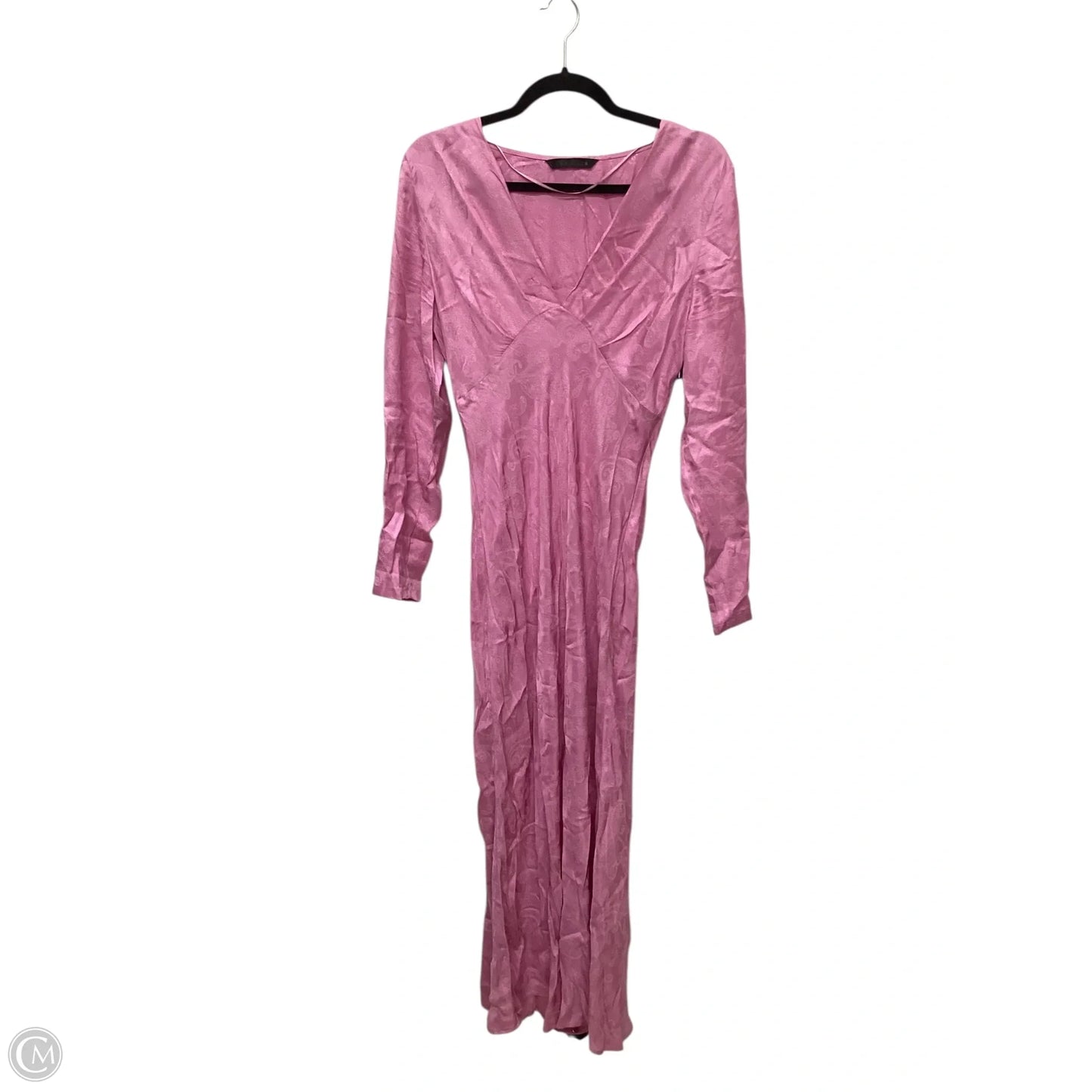 Dress Casual Maxi By Zara In Pink, Size: L